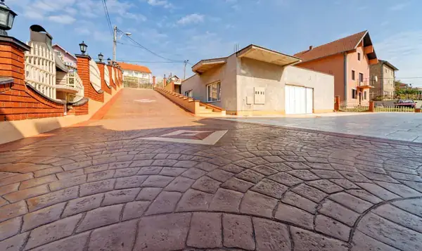 Beton stemplowany - ciekawa dekoracja minimalistyczna